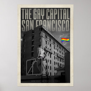 Vintage San Francisco Pride Travel Poster
