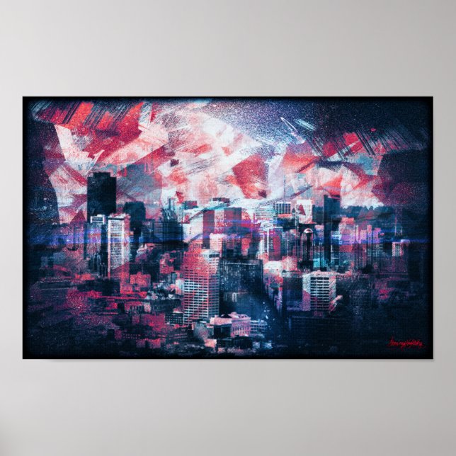 vintage san francisco rusty landscape darkside poster (Front)