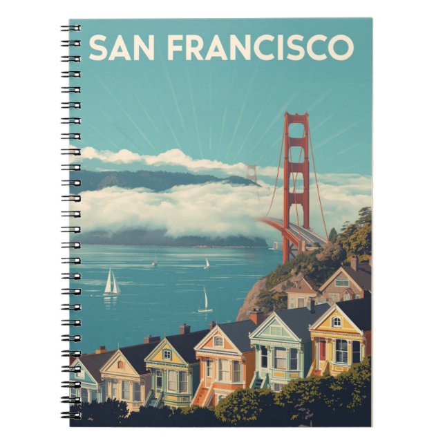 Vintage San Francisco Travel Notebook (Front)