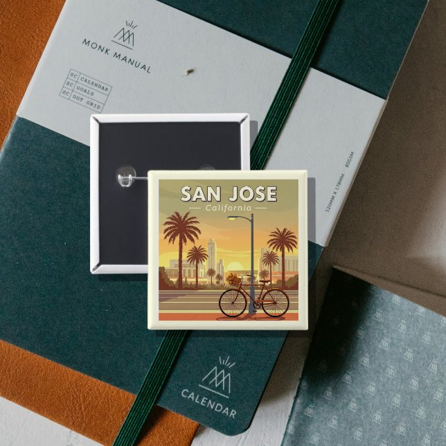 Vintage San Jose California Button (Creator Uploaded)