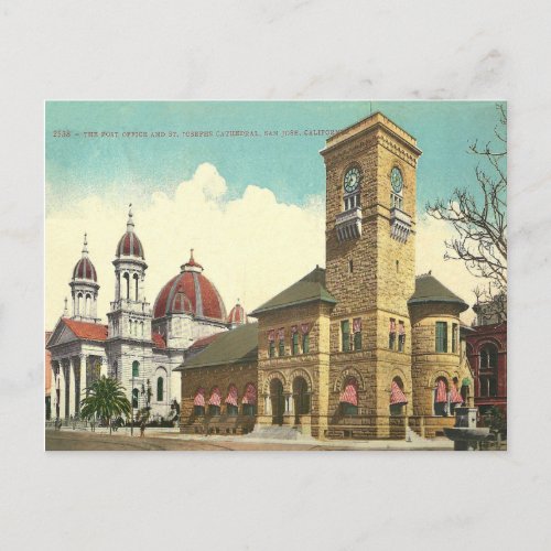 Vintage San Jose California Postcard