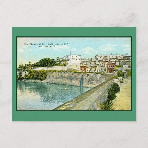 Vintage San Juan Puerto Rico Postcard