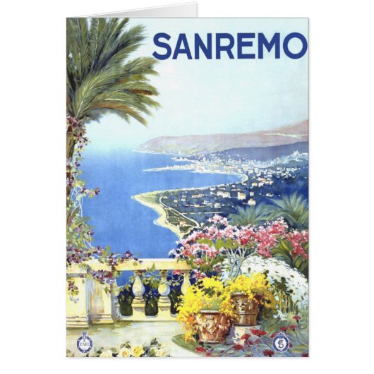 Vintage San Remo Italy Europe Travel (Front)