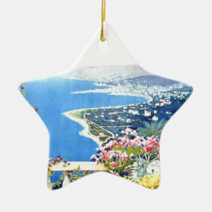 Vintage San Remo Italy Europe Travel Ceramic Ornament