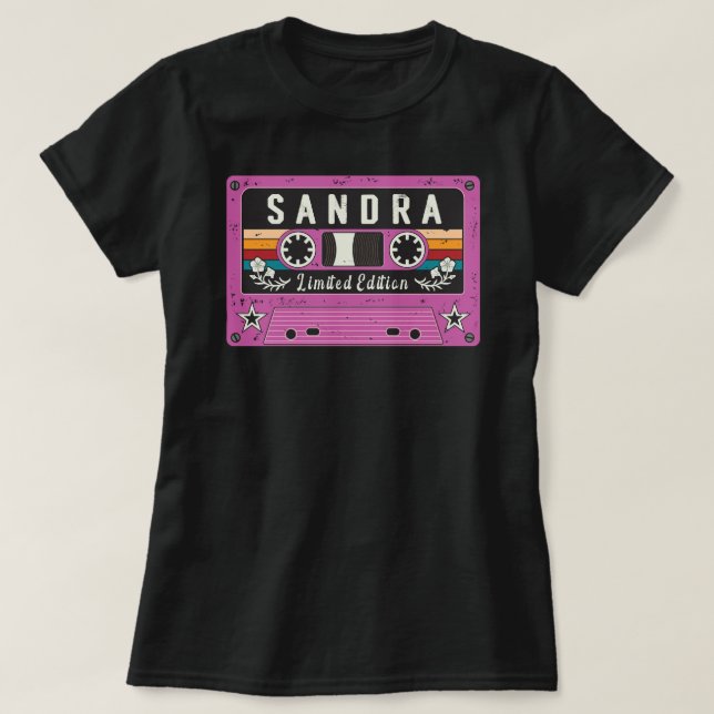 Vintage Sandra Name T-Shirt (Design Front)