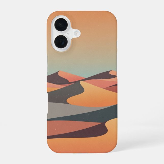Vintage Sandy Dunes  iPhone Case (Back)