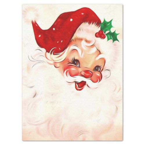 Vintage Santa 4 Tissue Paper