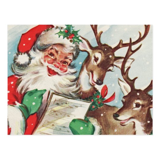 Vintage Santa Postcard 102