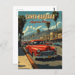 Vintage Santa Barbara, California Postcard