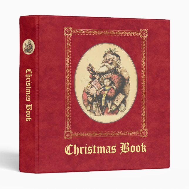Vintage Santa Binder (Front/Spine)