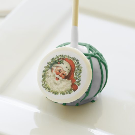 Vintage Santa Cake Pops (Front Insitu)