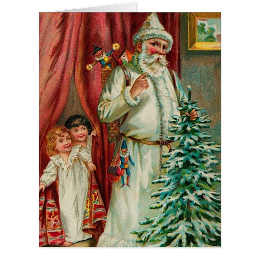 Vintage Santa Cards (Front)
