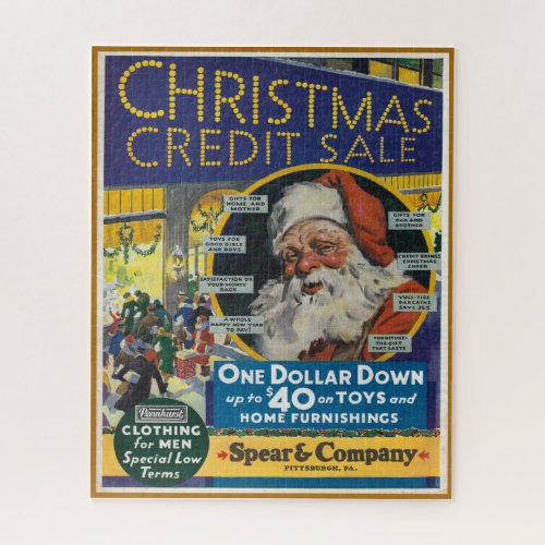 VINTAGE SANTA CATALOG PUZZLE