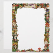 Vintage Santa Christmas Border (Front/Back)