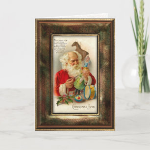 Vintage Santa Christmas Card