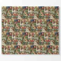 Christmas Wrapping Paper - Father Santa