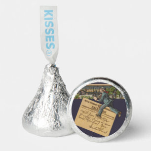Vintage Santa Christmas Letter Hershey®'s Kisses®