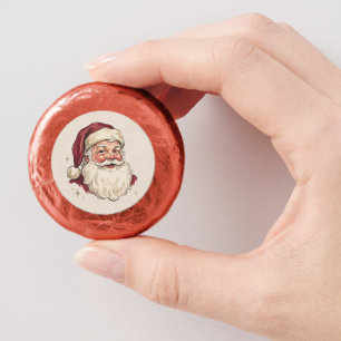 Vintage Santa Christmas Party Dipped Oreo Cookie Favors