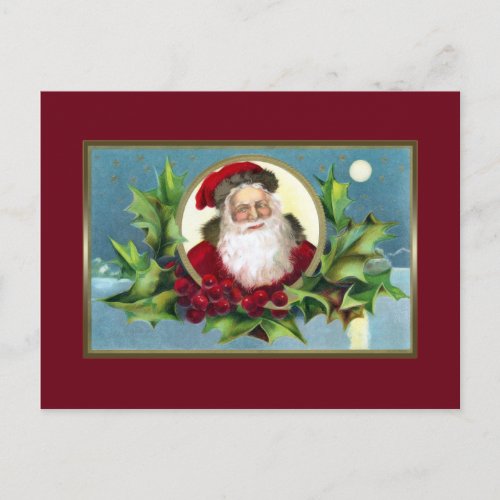 Vintage Santa Christmas Postcard