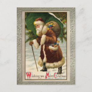 Vintage Santa Christmas Postcard