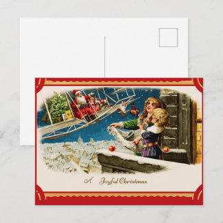 Vintage Santa Christmas Postcard