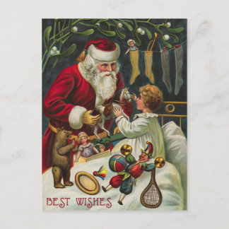 Vintage Santa Christmas Postcard