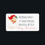 Vintage Santa Christmas Return Address Label<br><div class="desc">Get in the holiday spirit with these lovely return address labels featuring vintage Santa Klaus! You won't be able to help but smile every time you use one of these festive labels.</div>