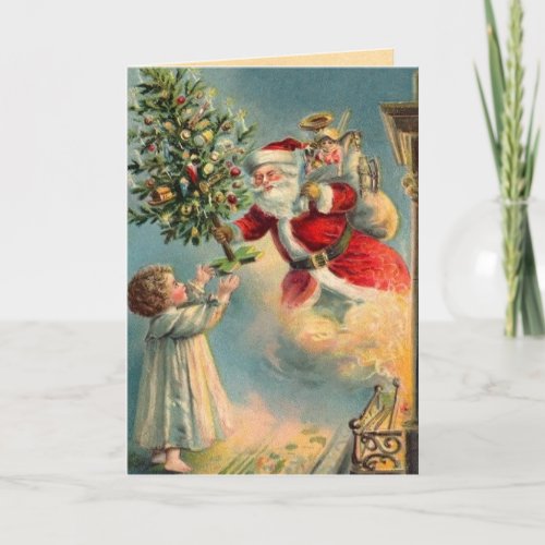 Vintage Santa Claus Card