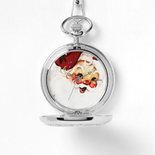 Vintage Santa Claus: Cheerful Holiday Charm Watch