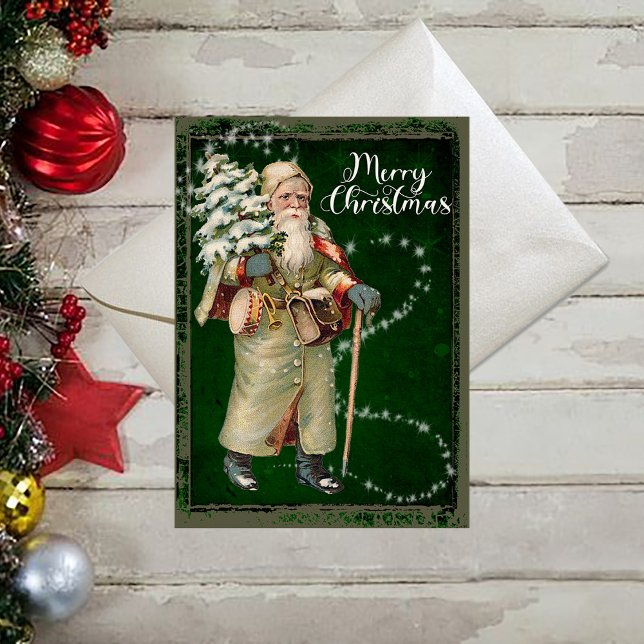 Vintage Santa Claus Christmas Card (Creator Uploaded)