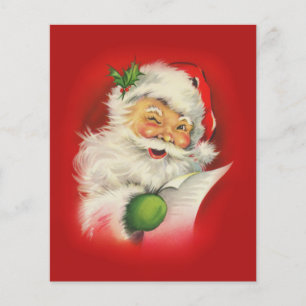 Vintage Santa Claus Christmas Flyer