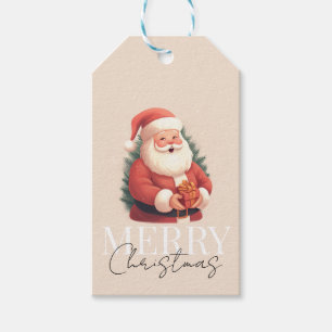 Vintage Santa Claus Christmas Gift Tags