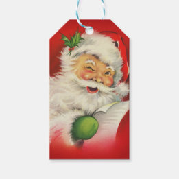 Vintage Santa Claus Christmas Gift Tags