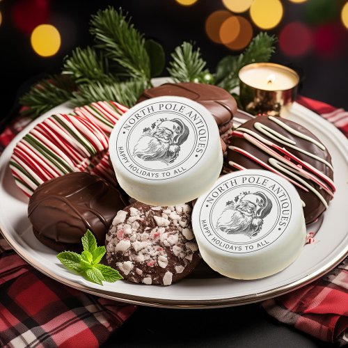 Vintage Santa Claus Christmas Holiday Chocolate Covered Oreo