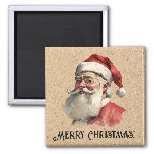 Vintage Santa Claus Christmas Magnet