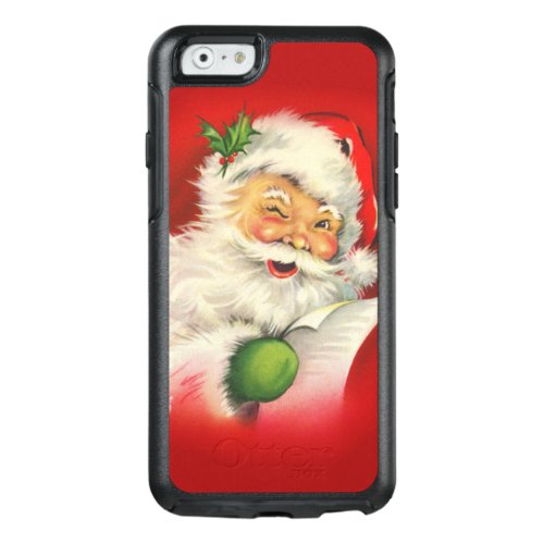 Vintage Santa Claus Christmas OtterBox iPhone 66s Case