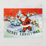 Vintage Santa Claus Christmas Postcard