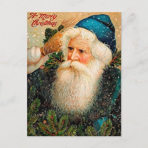 Vintage Santa Claus Christmas Postcard