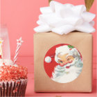 Vintage Santa Claus Christmas sticker