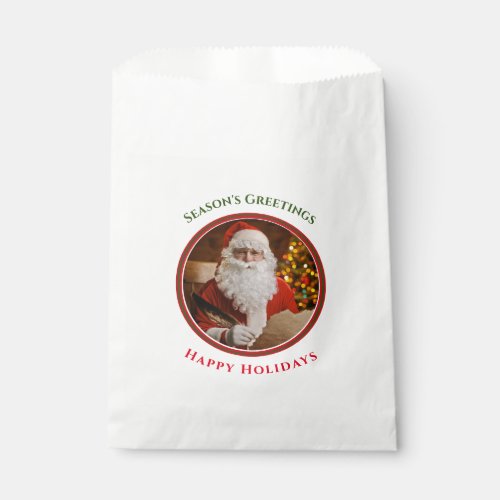 Vintage Santa Claus Christmas Tree Favor Bag