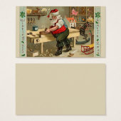 Vintage Santa Claus Christmas Workshop (Front & Back)