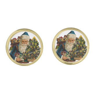 Vintage Santa Claus Cufflinks