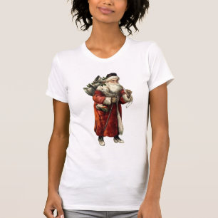 Vintage SANTA CLAUS Father Christmas Fashion T-Shirt