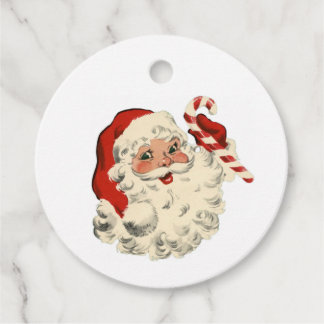 Vintage Santa Claus Favor Tags