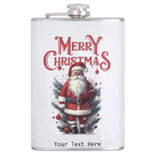 Vintage Santa Claus Flask