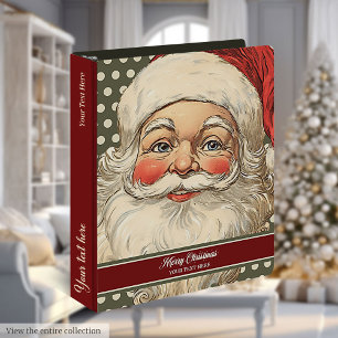 Vintage Santa Claus Holiday Album Binder