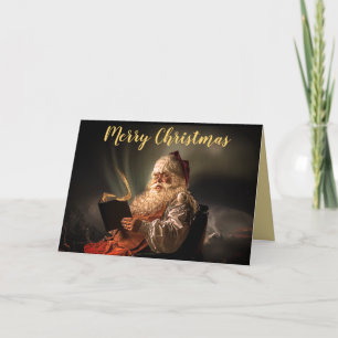 Vintage Santa Claus Holiday Card