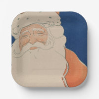 Vintage Santa Claus Illustration  Holiday  