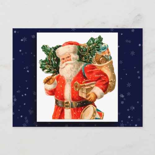 Vintage Santa Claus Image Postcard