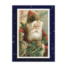 Vintage Santa Claus Image Postcard